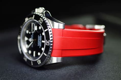 rubber b rolex straps|best rubber strap for Rolex.